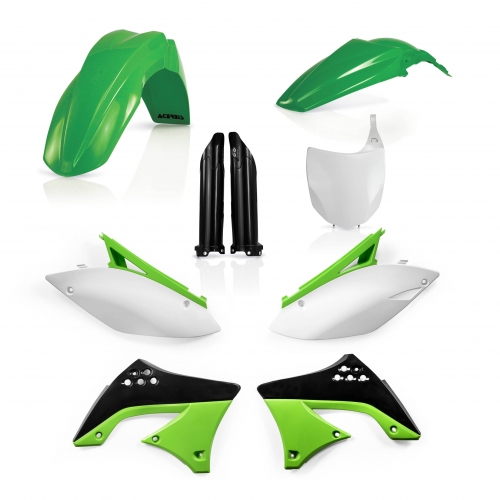 KIT PLÁSTICOS COMPLETO ACERBIS KAWASAKI KX-F 450 2009-2011 COR ORIGINAL 010